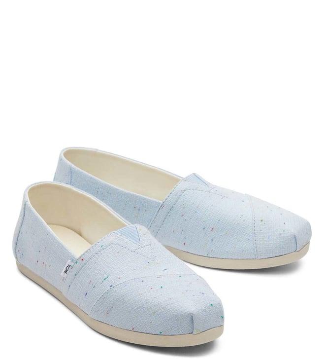 toms women's alpargata cloudbound light blue slip on sneakers