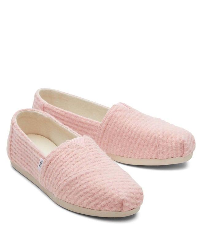 toms women's alpargata cloudbound pink slip on sneakers