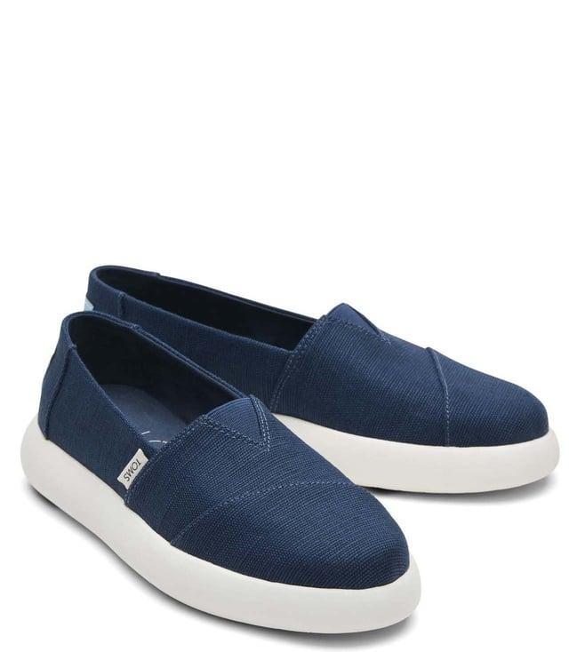 toms women's alpargata mallow blue shoes