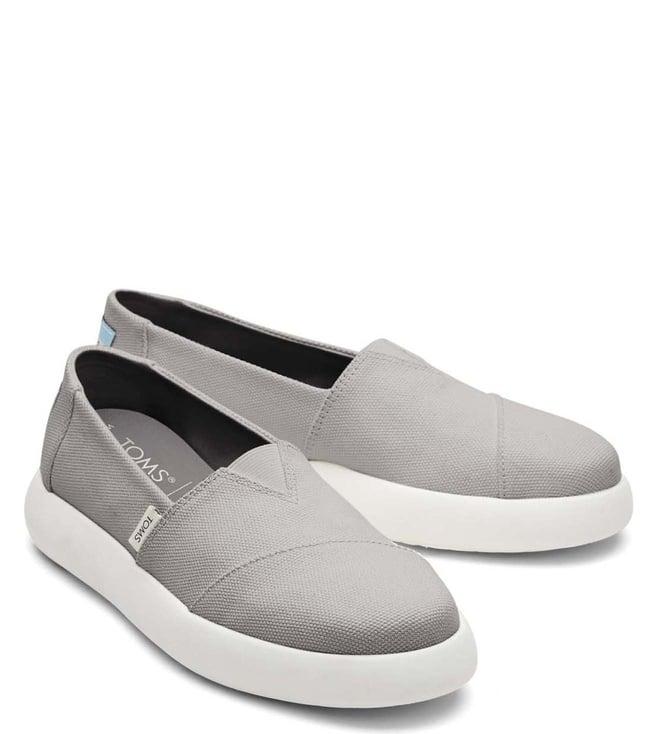 toms women's alpargata mallow grey sneakers