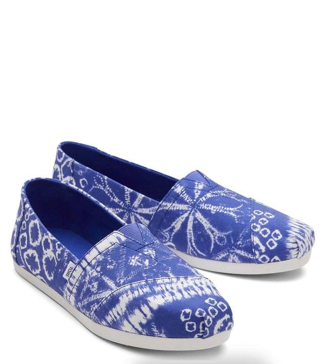 toms women's alpargata with cloudbound blue sneakers
