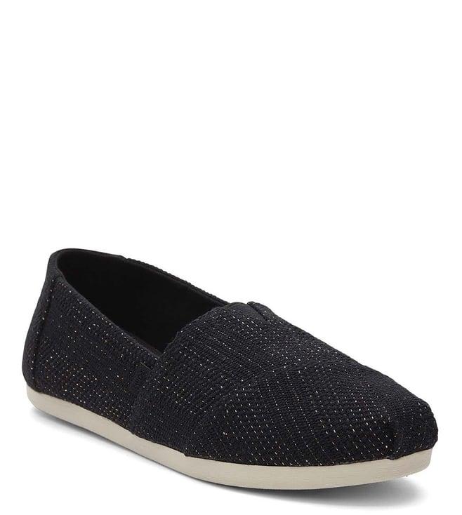 toms women's black slip on sneakers