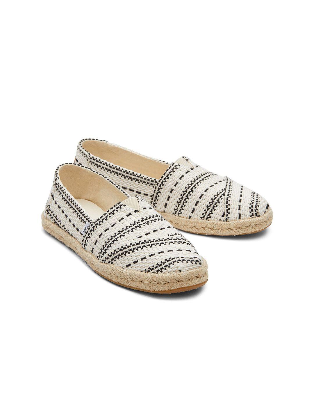 toms women woven design lightweight espadrilles