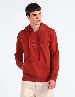 tonal branding hooded sweatshirt