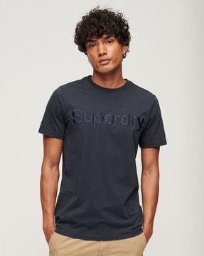 tonal embroidered logo t-shirt