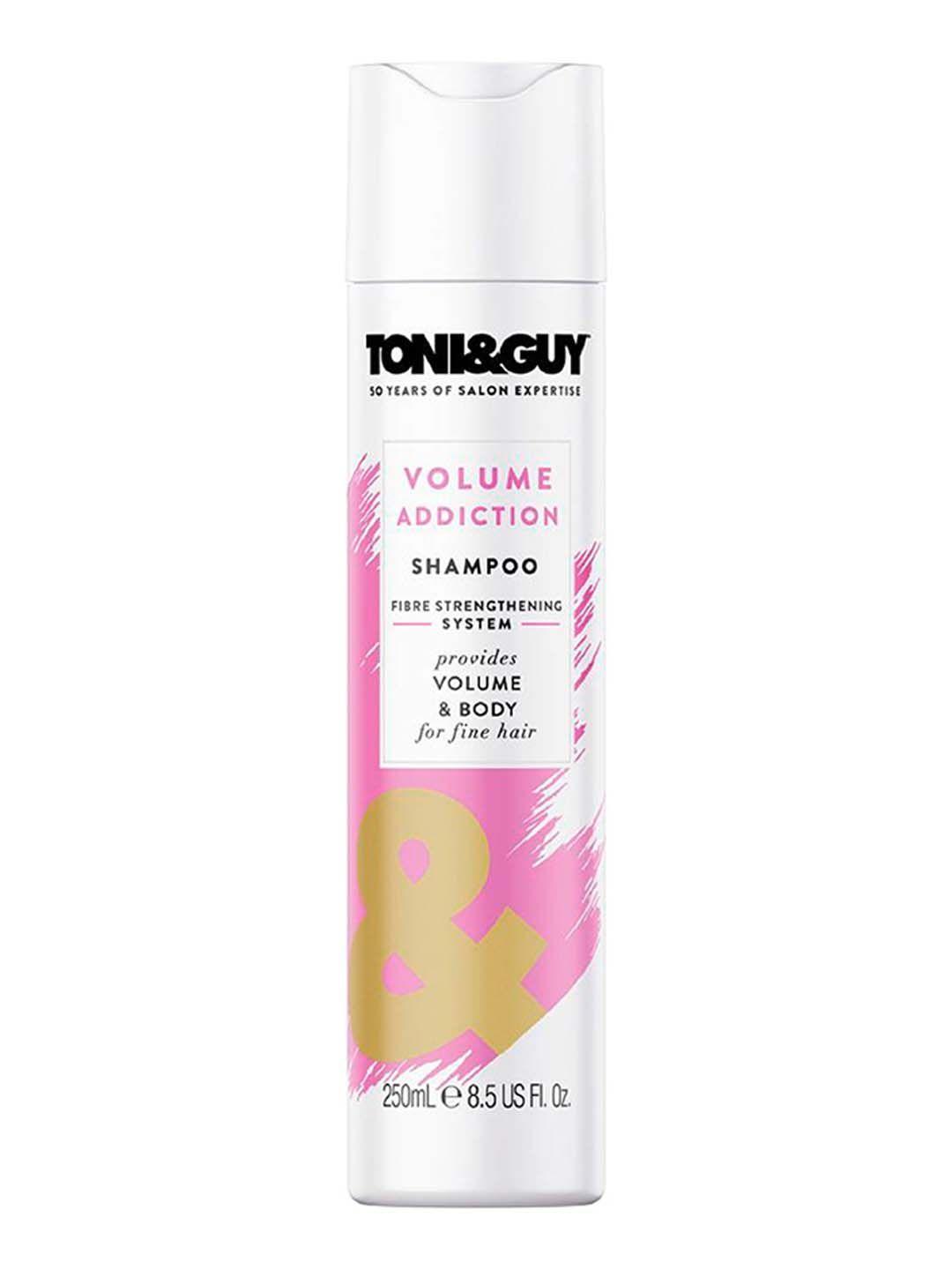 toni & guy volume addiction shampoo - gives volume & body to fine hair - 250ml