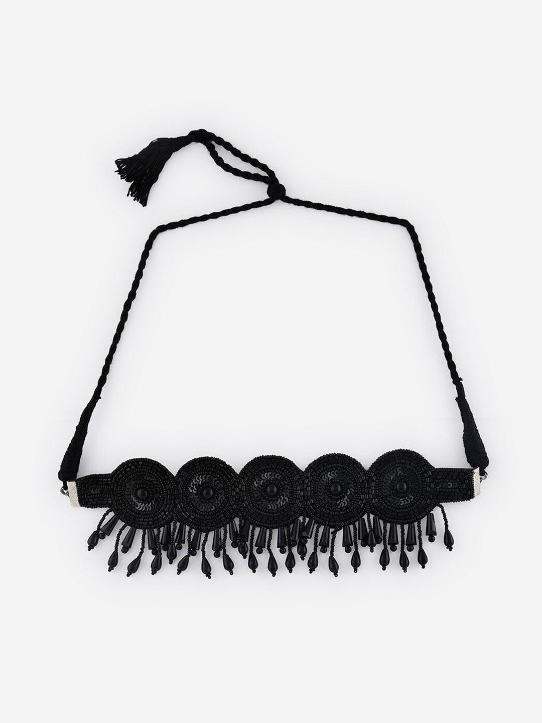 toniq black choker necklace