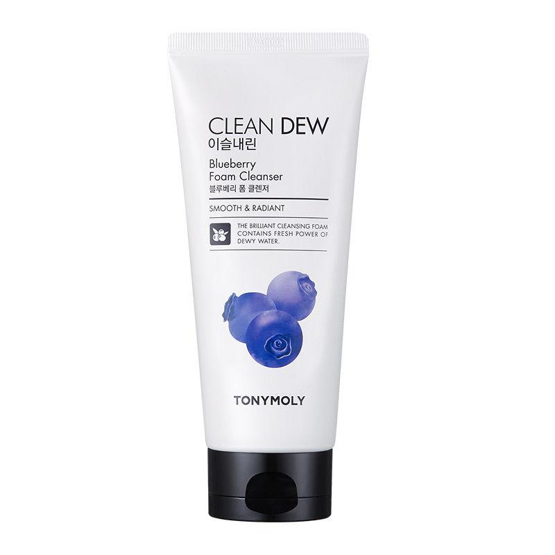 tonymoly clean dew blueberry foam cleanser