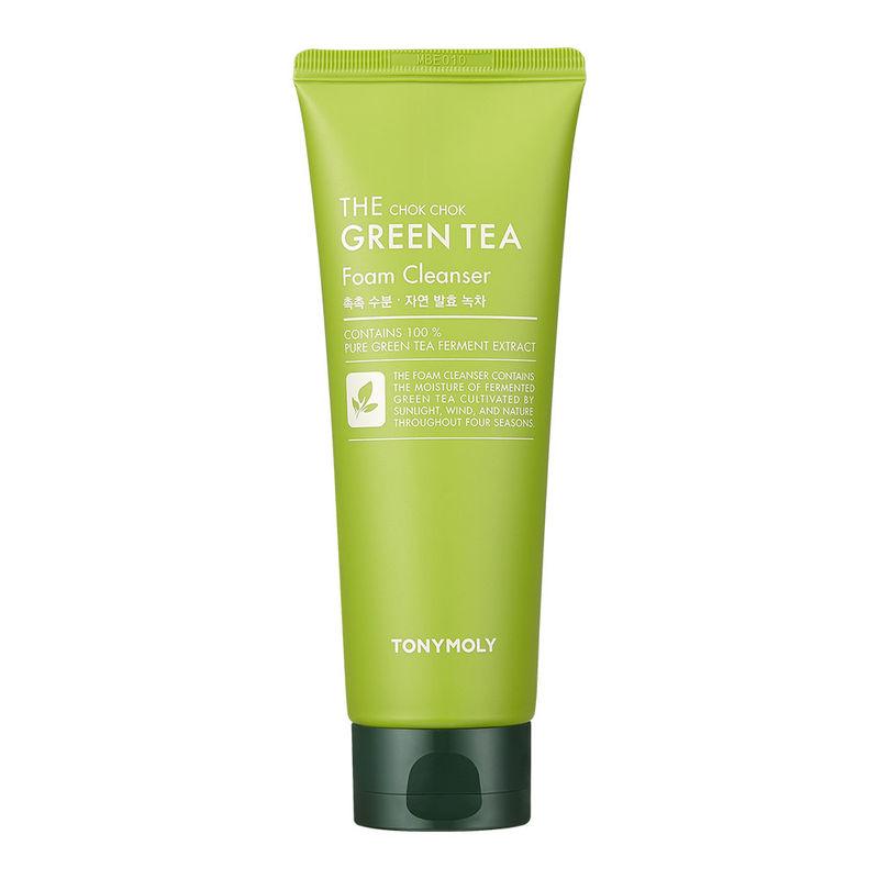 tonymoly the chok chok green tea foam cleanser