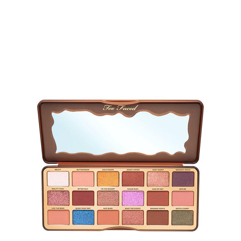 too faced better than chocolate cocoa-infused eye shadow palette