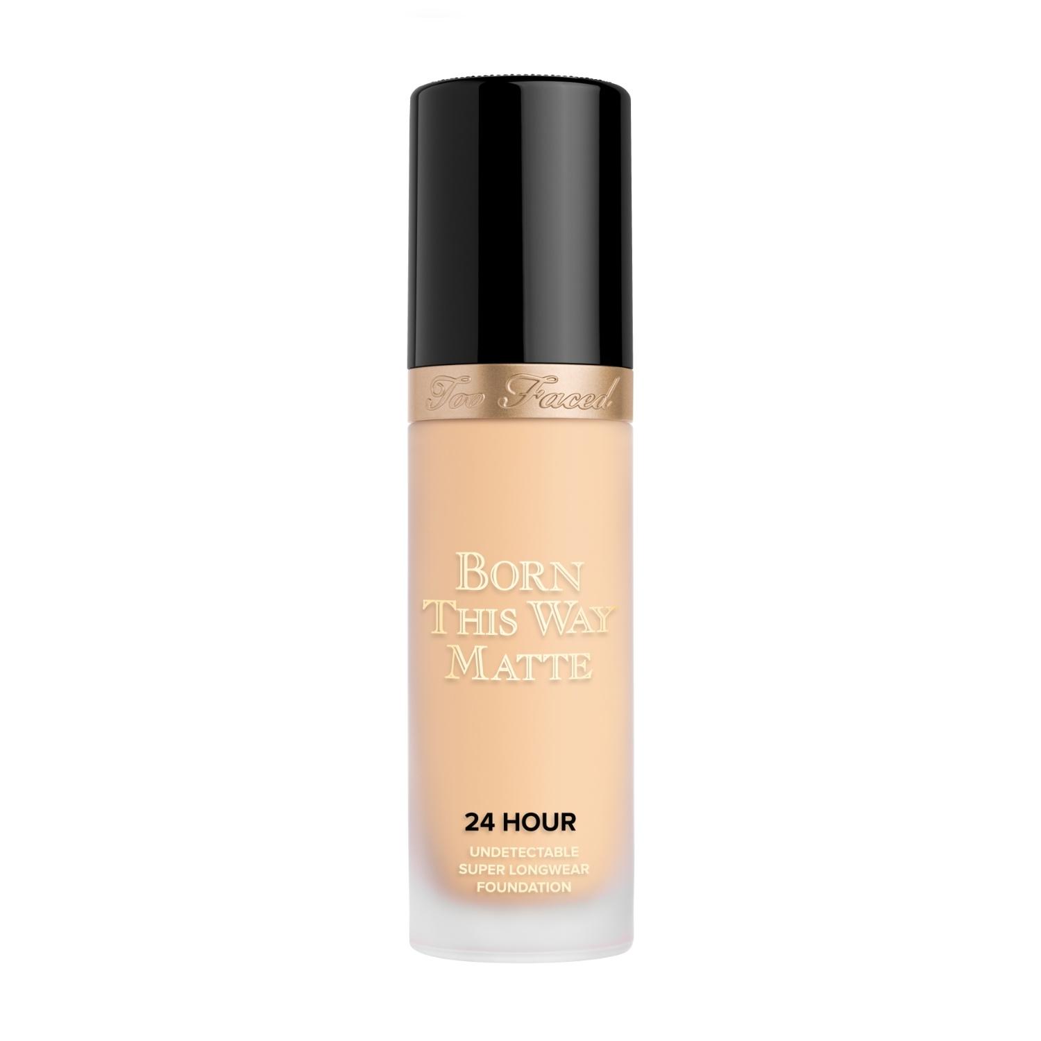 too faced born this way 24-hour longwear matte foundation - almond (30ml)