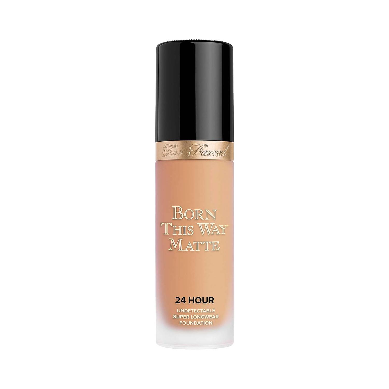 too faced born this way 24-hour longwear matte foundation - warm nude (30ml)