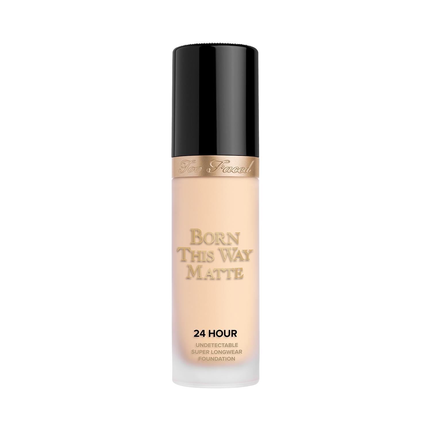 too faced born this way matte foundation - snow (30ml)