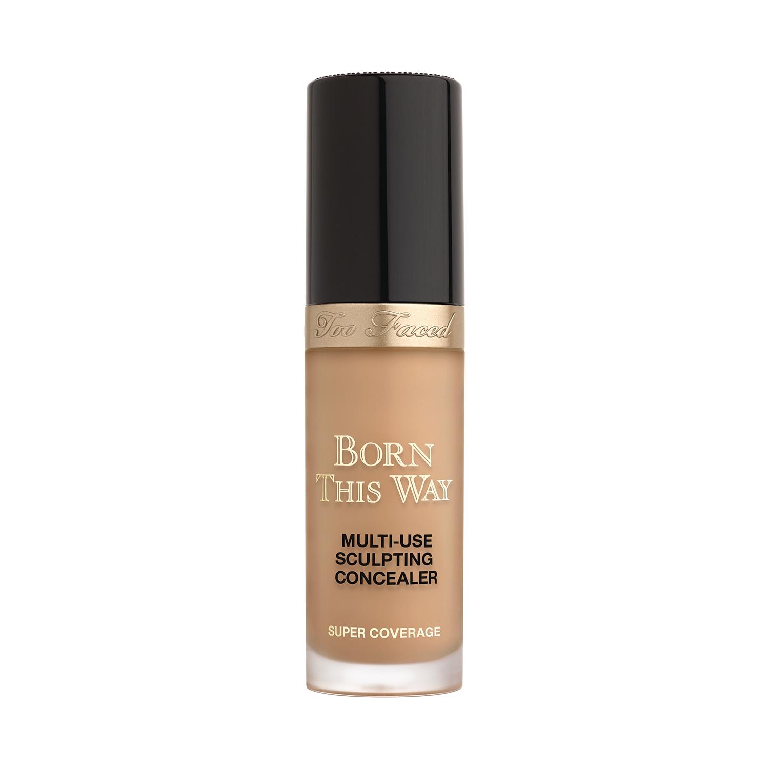 too faced born this way super coverage multi use sculpting concealer - honey (13.5ml)