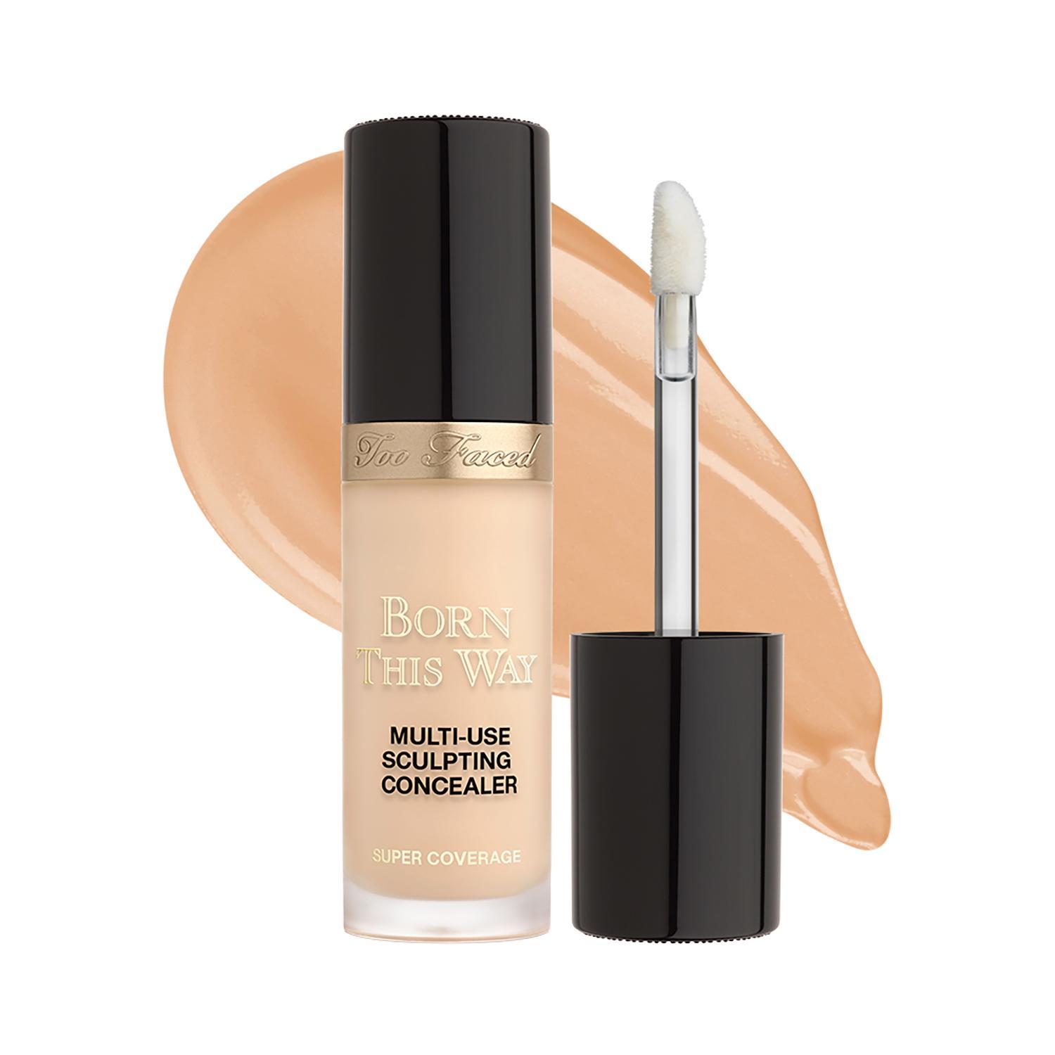 too faced born this way super coverage multi use sculpting concealer- nude (13.5ml)