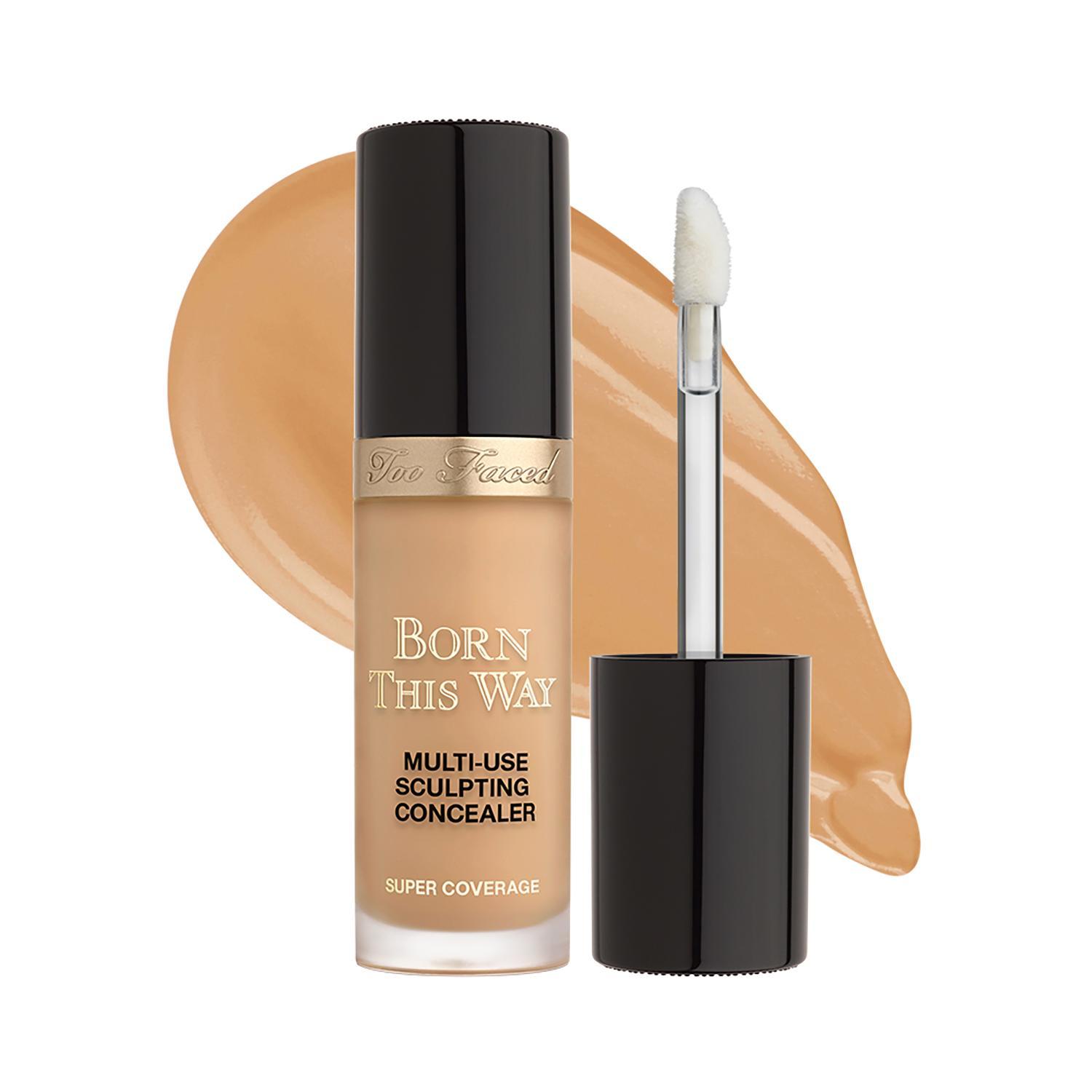 too faced born this way super coverage multi use sculpting concealer- sand (13.5ml)