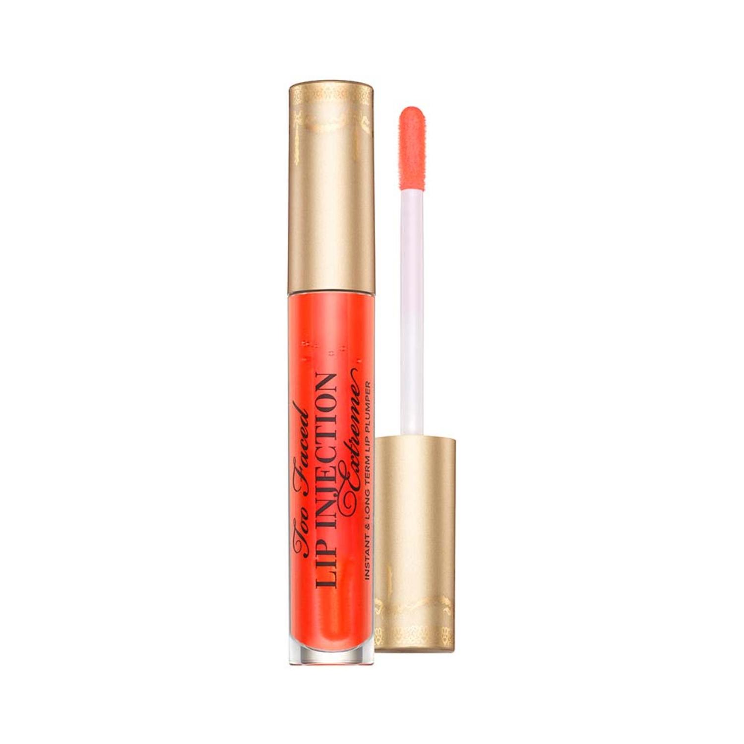 too faced lip injection extreme lip plumper - tangerine dream (4g)