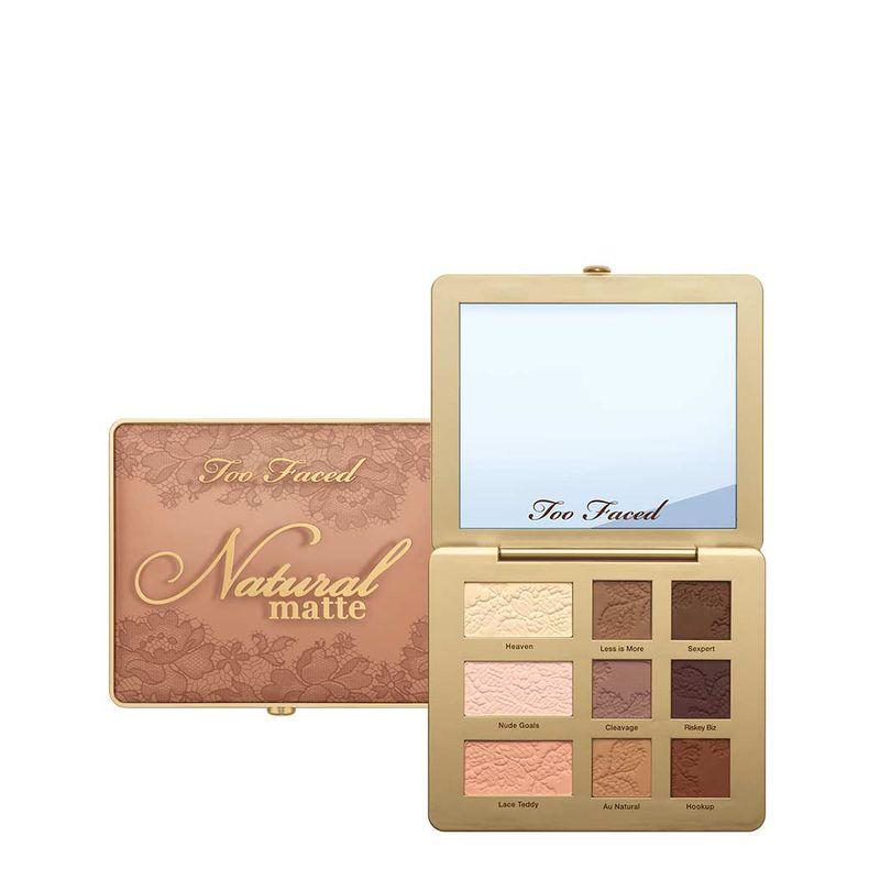 too faced natural matte eye shadow palette