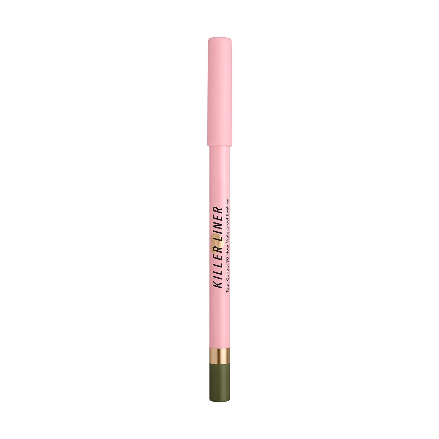 too faced killer liner 36 hour waterproof gel eyeliner pencil - camo (1.2g)