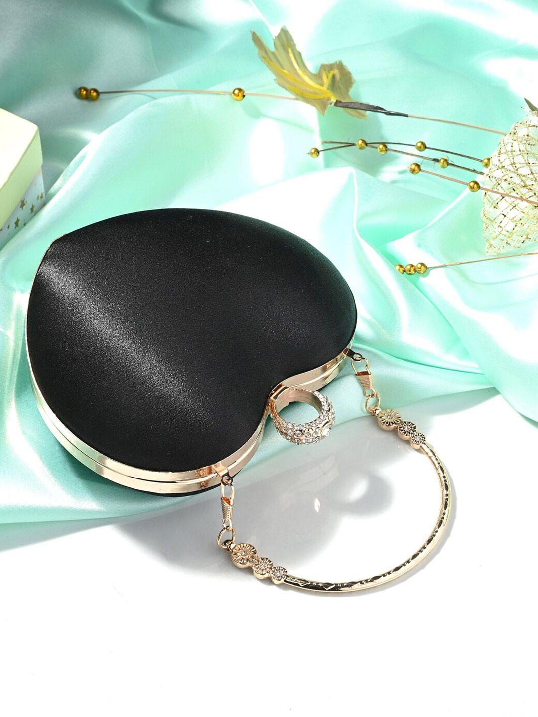 toobacraft black embellished box clutch