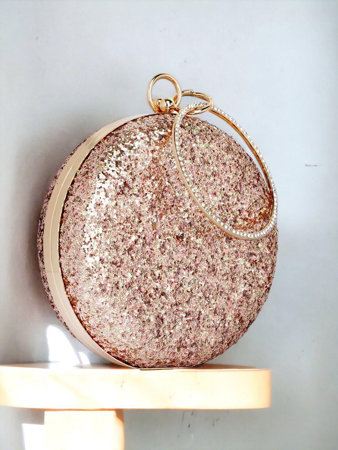 toobacraft embellished circular box clutch