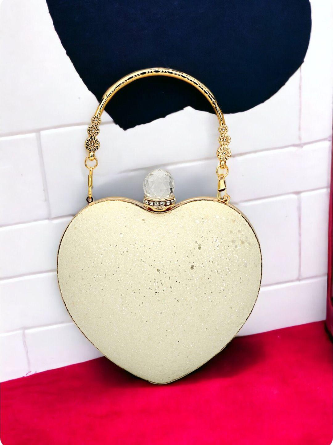 toobacraft embellished heart box clutch