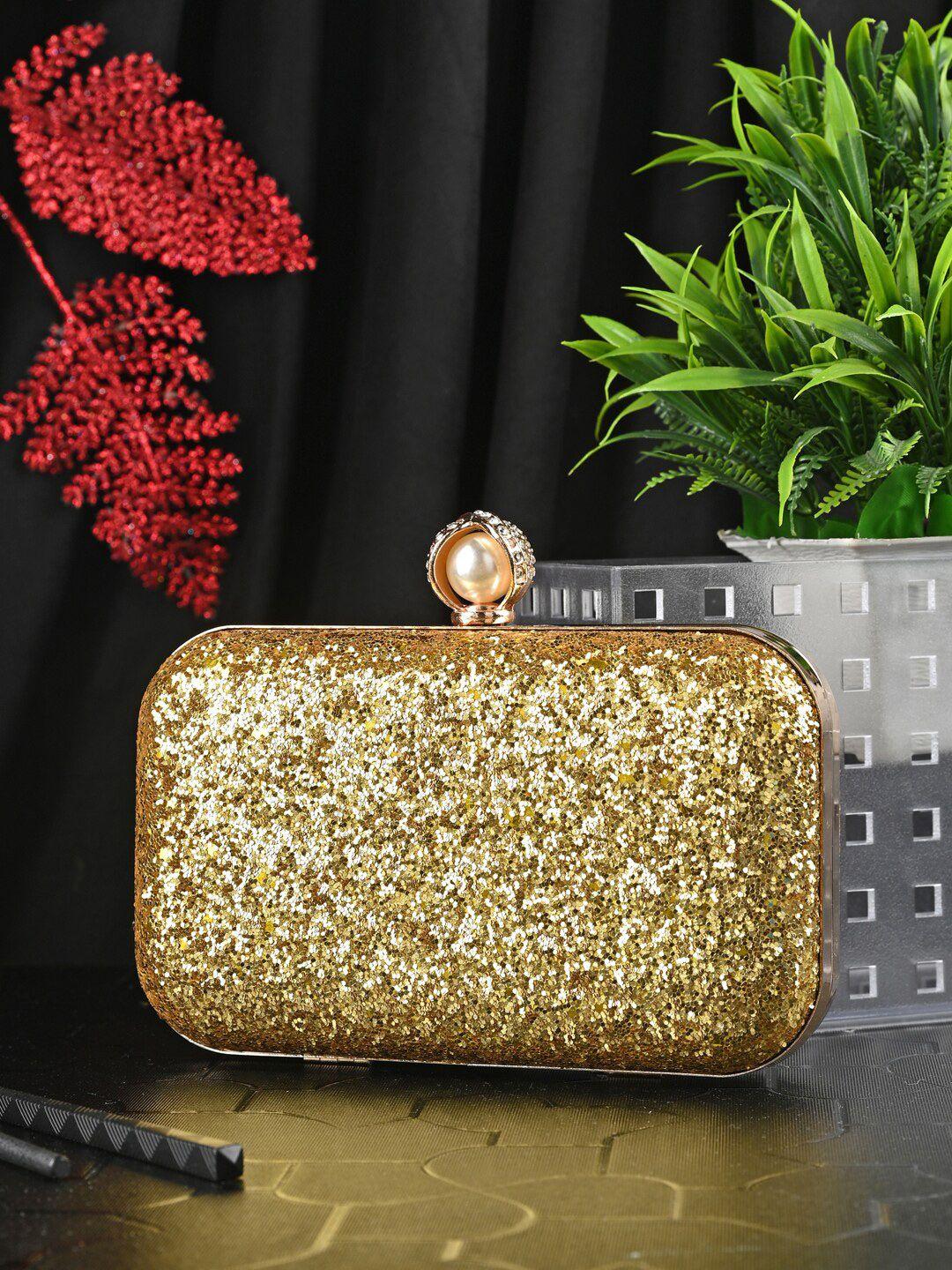 toobacraft multicoloured embellished box clutch