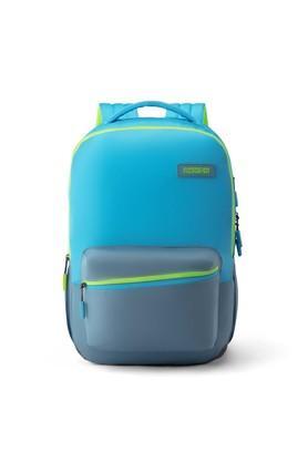 toodle+ polyester 101 zip closure backpack - turquoise