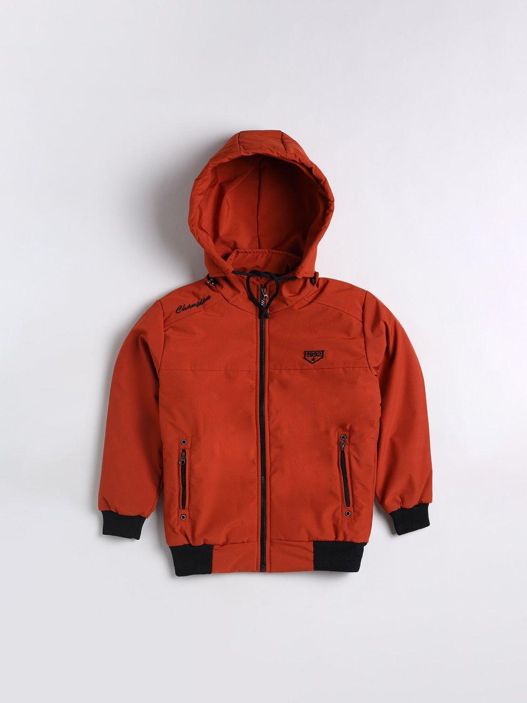 toonyport boys coral bomber with embroidered jacket