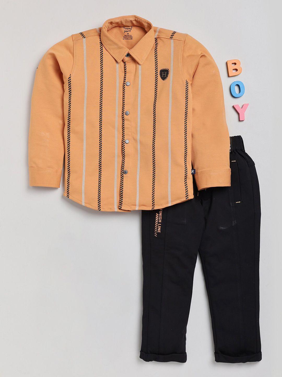 toonyport boys striped shirt with trousers