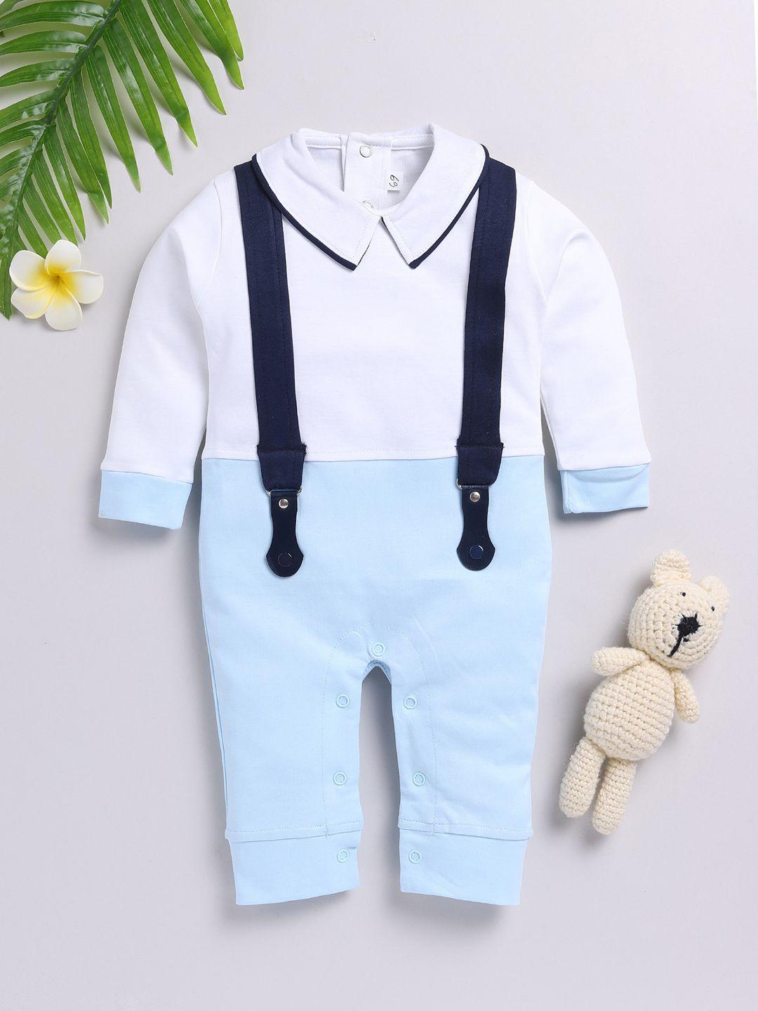 toonyport infants colourblocked pure cotton rompers