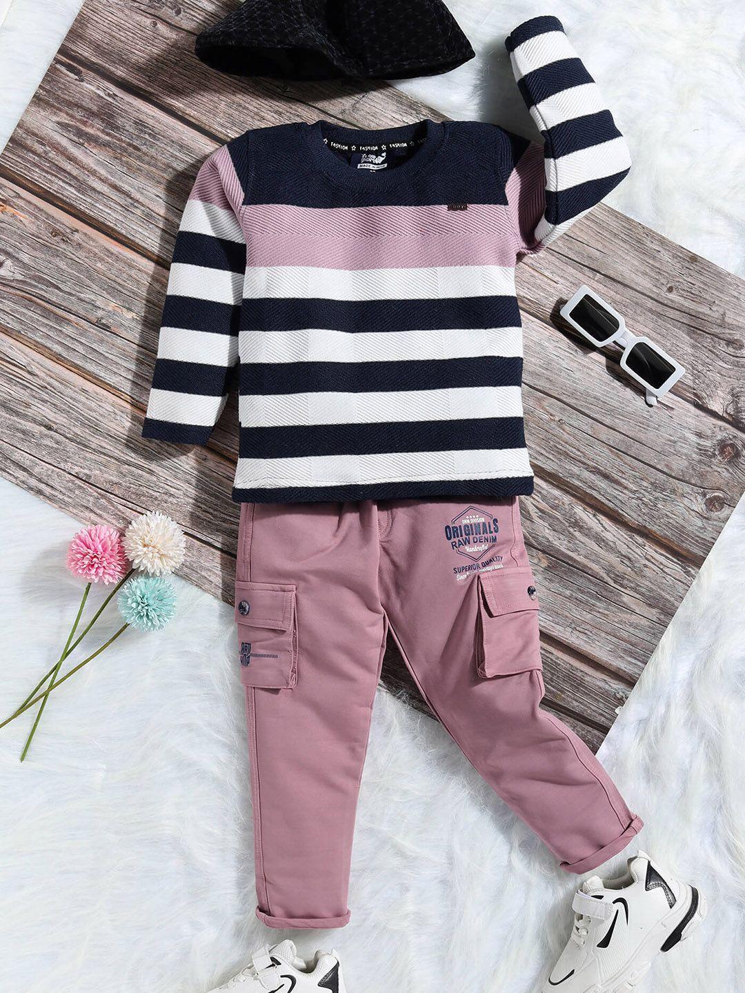 toonyport boys striped sweater with trousers