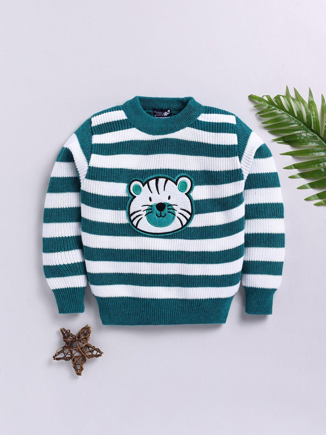 toonyport boys striped woollen pullover