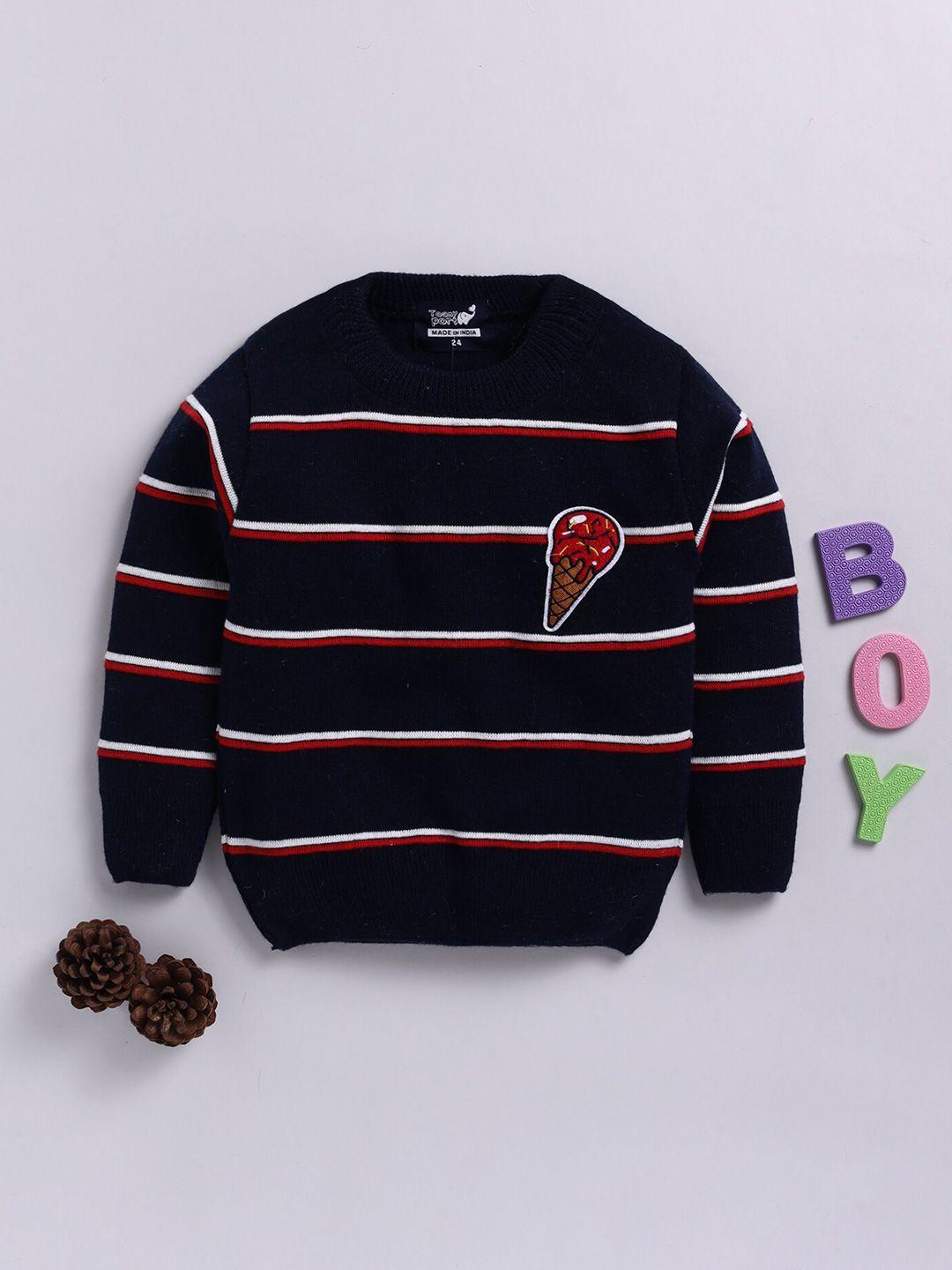 toonyport boys striped woollen pullover