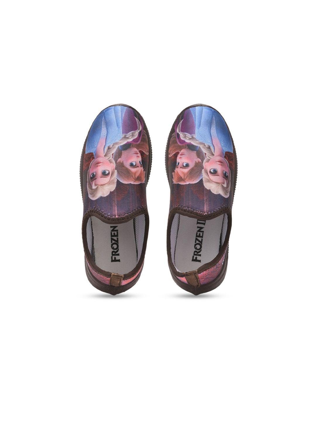 toothless girls frozen printed comfort insole canvas slip-on sneakers