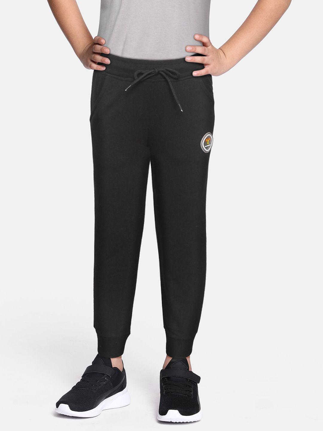 toothless boys black solid joggers