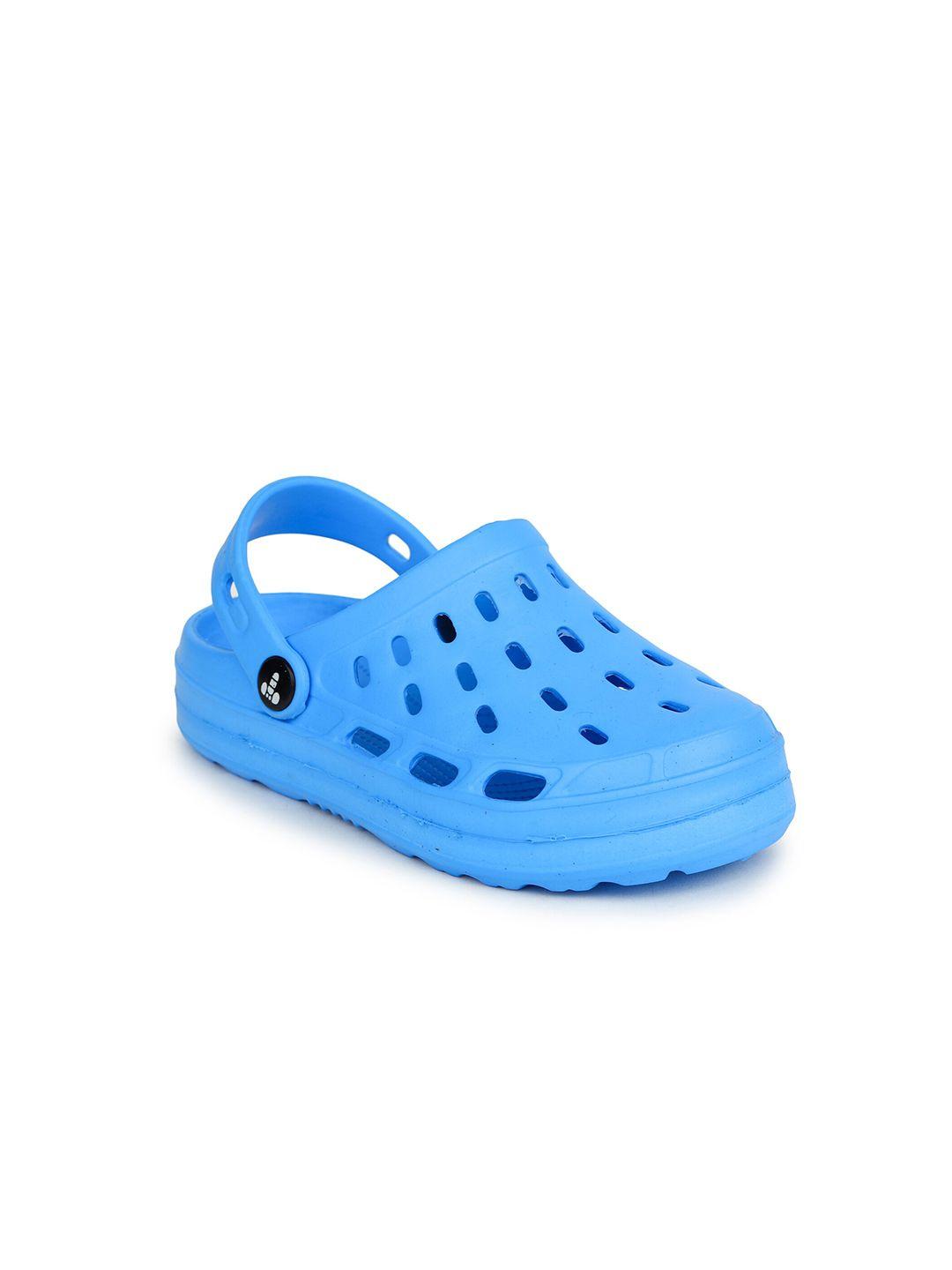 toothless boys blue & black rubber clogs