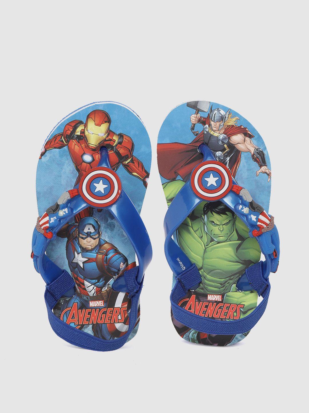 toothless boys marvel avengers printed thong flip-flops