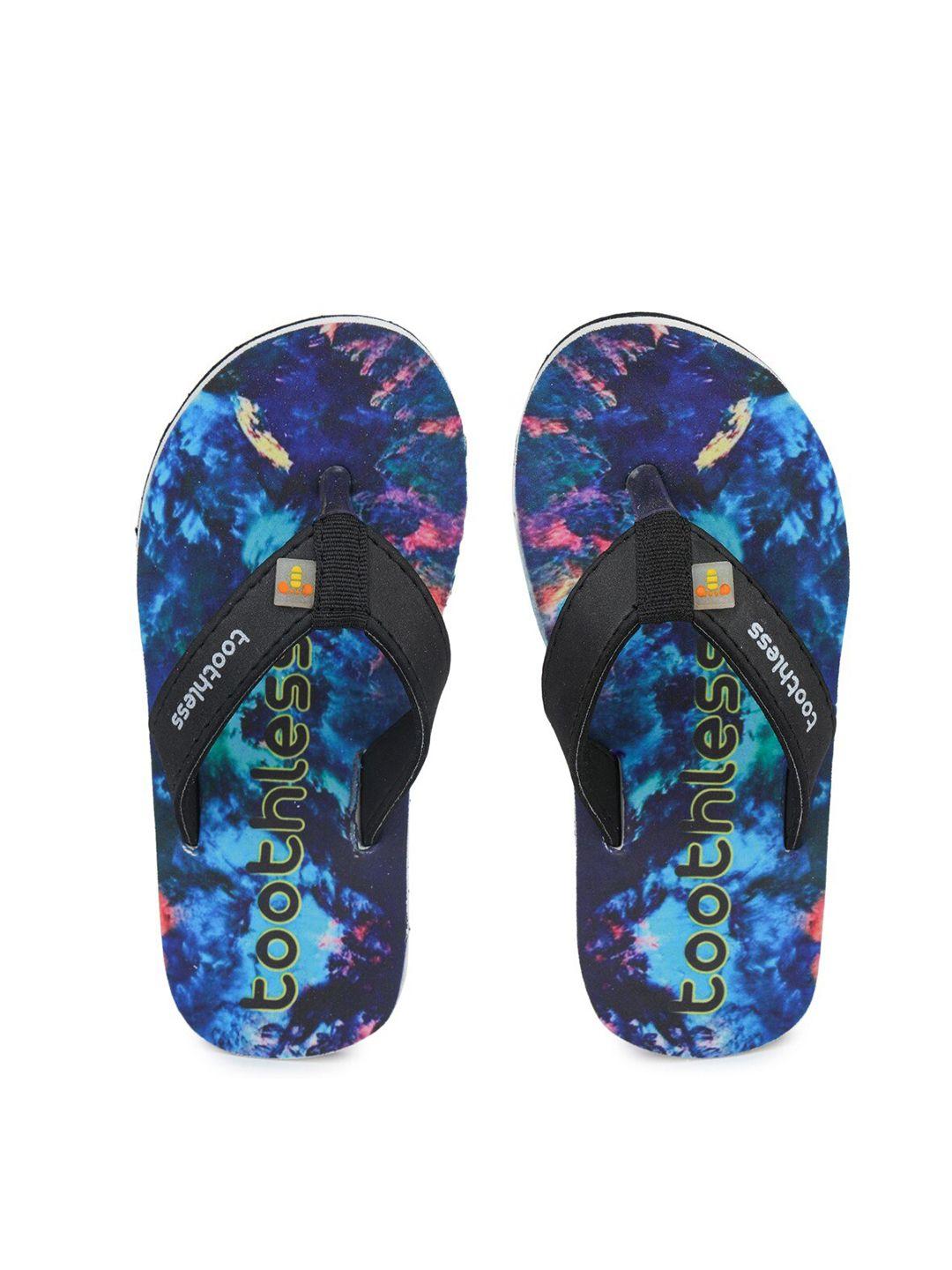 toothless boys printed rubber thong flip-flops