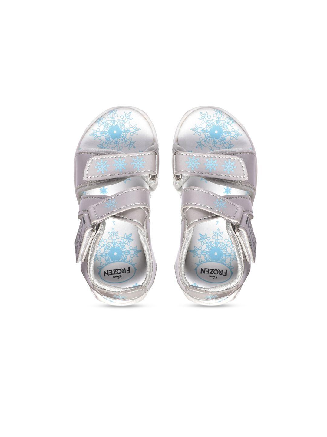 toothless girls blue printed floater sandals