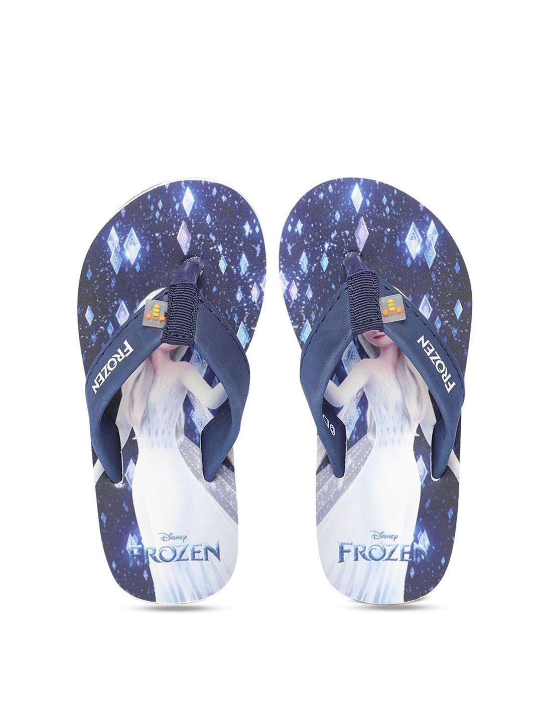 toothless girls disney frozen printed thong flip-flops