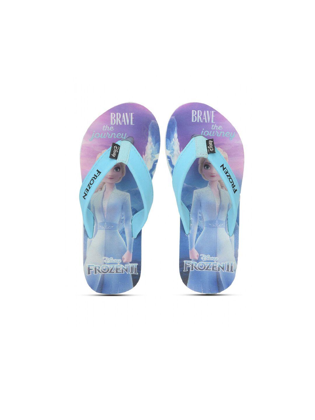 toothless girls printed rubber thong flip-flops