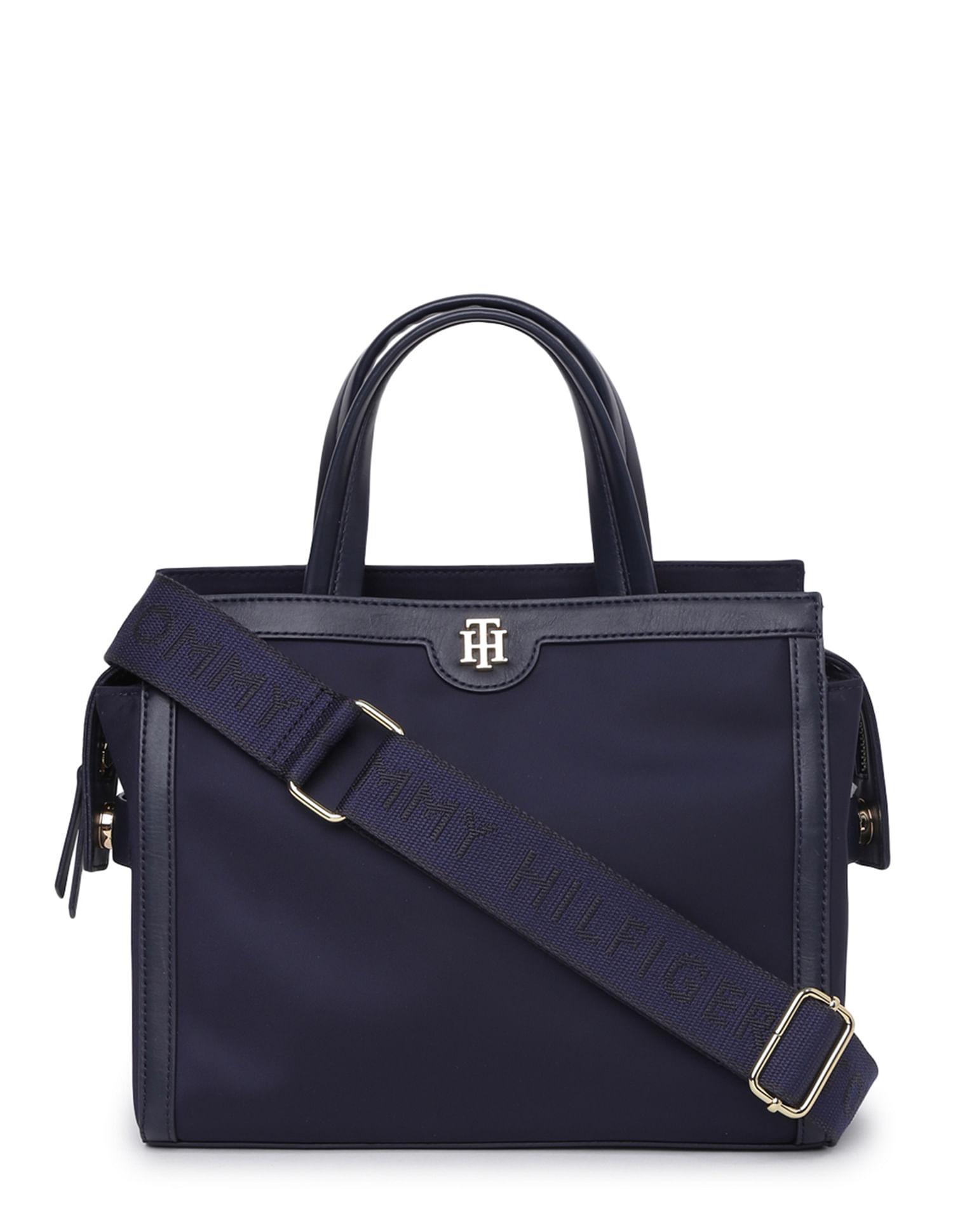 top handle solid handbag