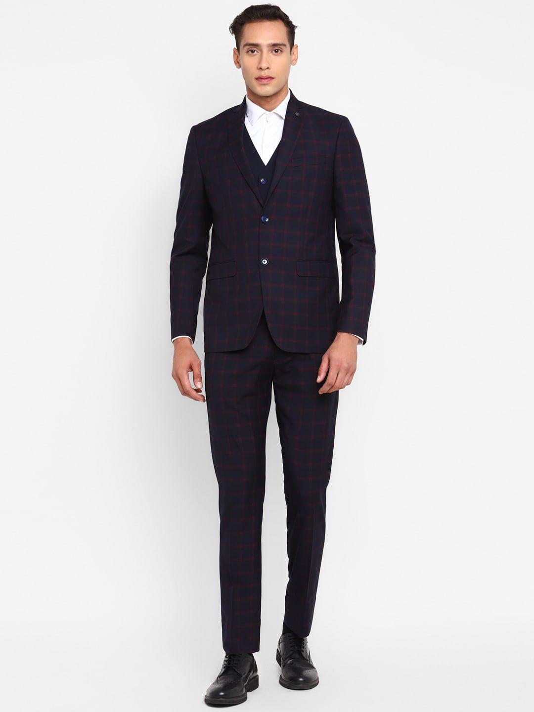 top brass single-breasted 4-piece formal suit