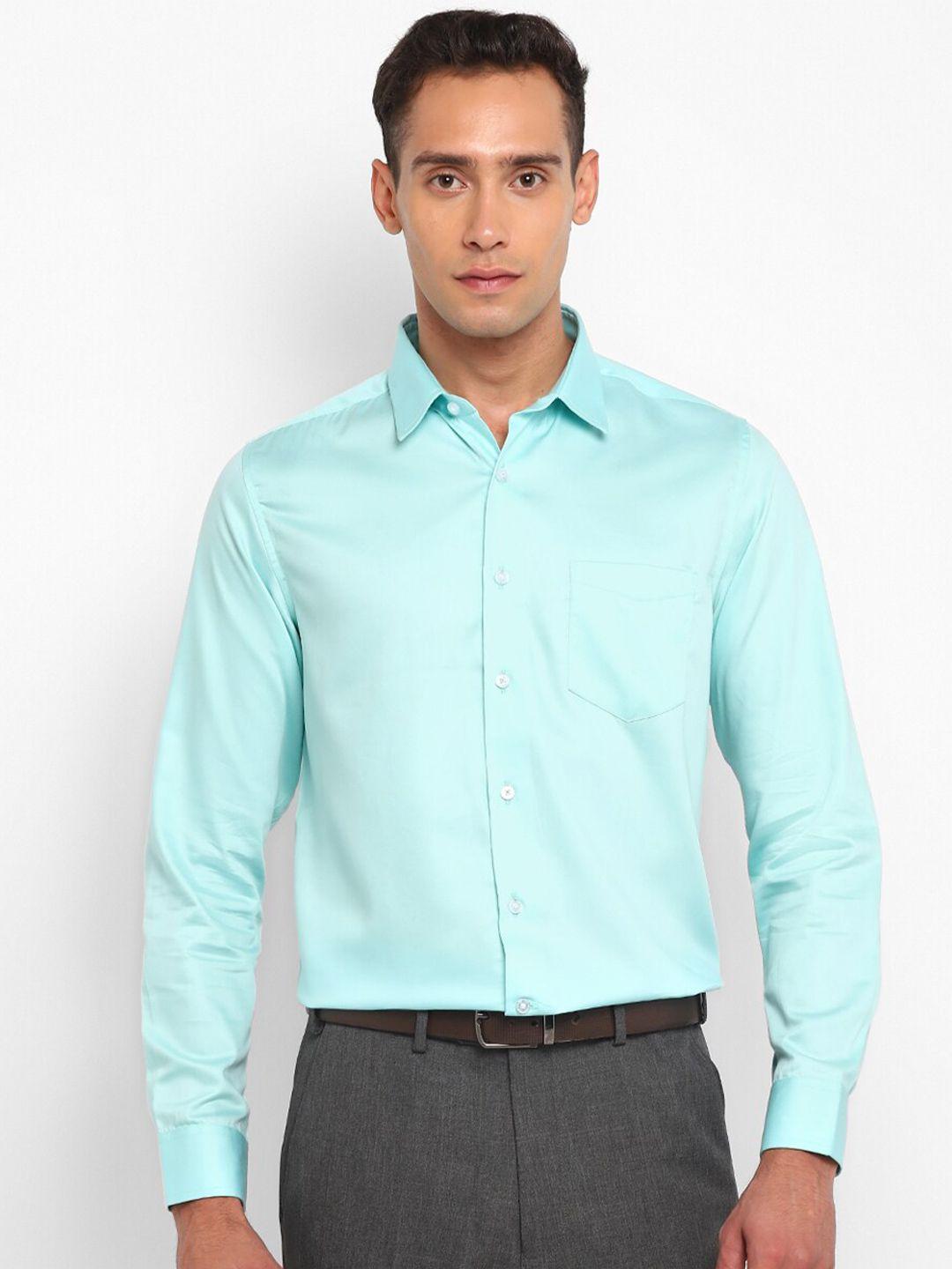 top brass spread collar cotton formal shirt