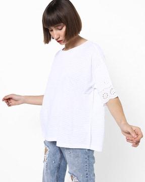 top with drop sleeves