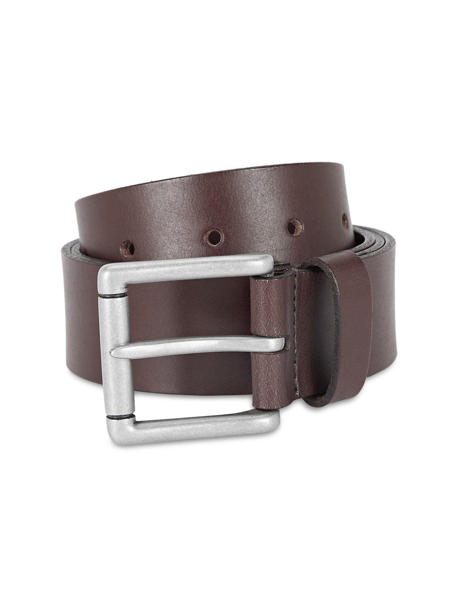 topino men leather belt - brown
