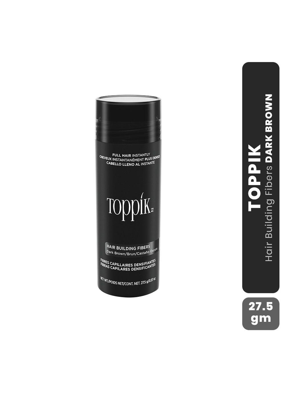 toppik hair building fibers for thinning hair 27.5g - dark brown