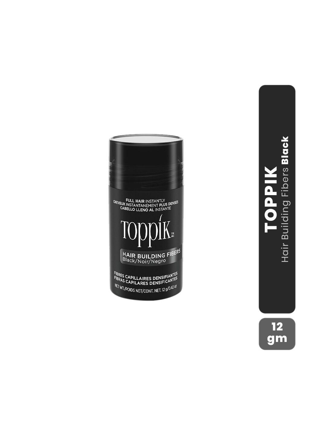 toppik hair building fibers for thinning hair 12g - black
