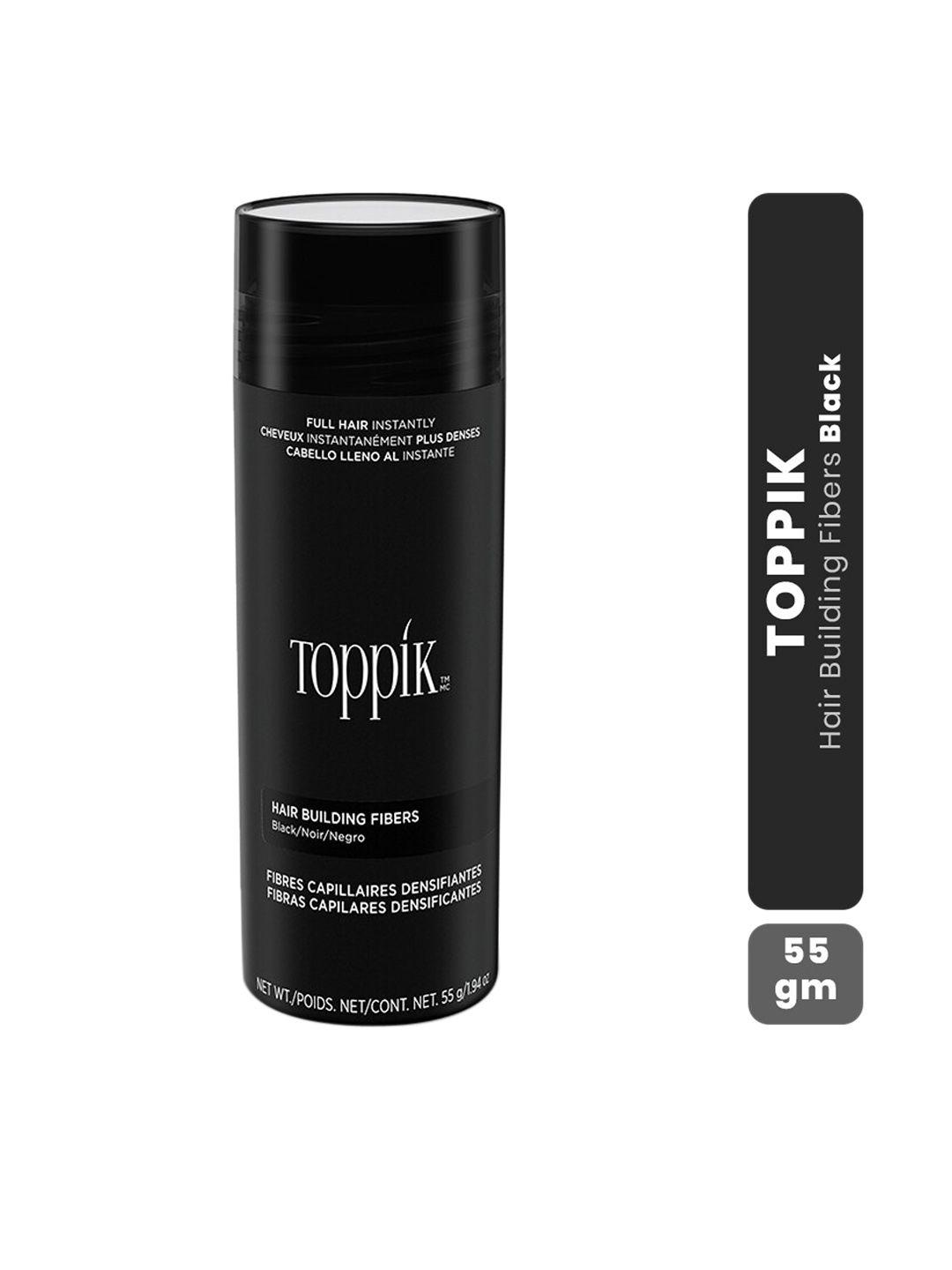 toppik hair building fibers for thinning hair 55g - black